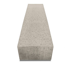 Artistone Oud Hollands zitelement recht 200x60x40cm Greige