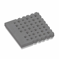 ArtiStone Oud Hollands Weave Rand 100x100x10cm Antraciet