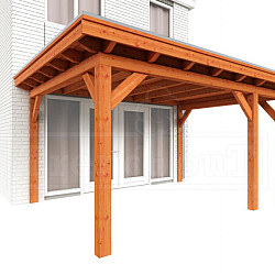 Aanbouwveranda Lucca 4350x3250x2600mm (bxdxh)