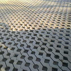 Grastegel 41x61x10cm Grijs