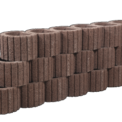 Cirkelflor mini bruin/rood 30x20x20cm