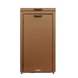 Kliko-ombouw met klep Cortenstaal 120 liter