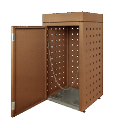 Kliko-ombouw met plantenbak Cortenstaal 120 liter