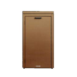 Kliko-ombouw met vaste deksel Cortenstaal 120 liter