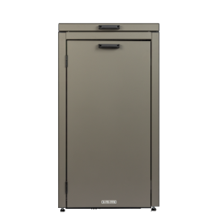 Kliko-ombouw met klep Taupe 120 liter