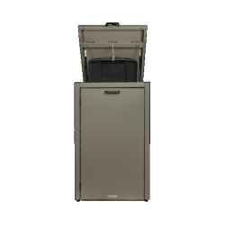 Kliko-ombouw met klep Taupe 120 liter