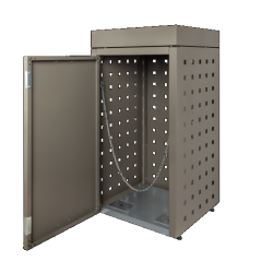 Kliko-ombouw met plantenbak Taupe 120 liter