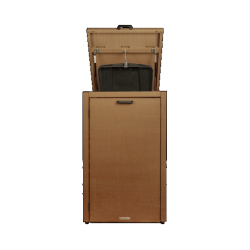 Kliko-ombouw met klep Cortenstaal 240 liter