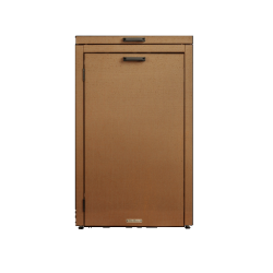 Kliko-ombouw met klep Cortenstaal 240 liter