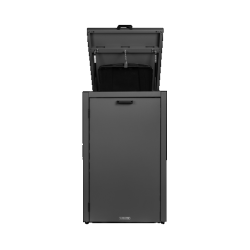 Kliko-ombouw met klep Grafietzwart 240 liter