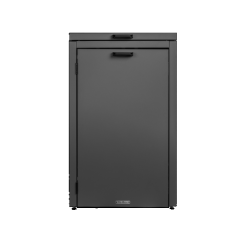 Kliko-ombouw met klep Grafietzwart 240 liter