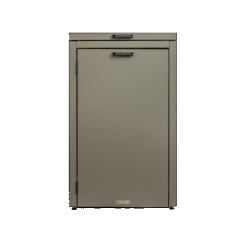 Kliko-ombouw met klep Taupe 240 liter