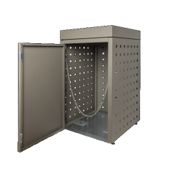 Kliko-ombouw met plantenbak Taupe 240 liter