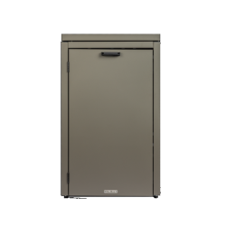 Kliko-ombouw met vaste deksel Taupe 240 liter