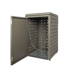 Kliko-ombouw met vaste deksel Taupe 240 liter