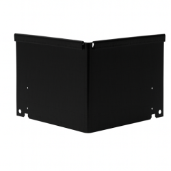 Inwendige hoek Kantopsluiting Single & Single flex 16.5cm Grafiet zwart