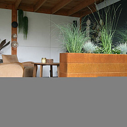 Plantenbak Modulair Corten 270x30x70cm