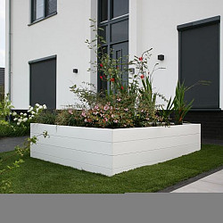 Plantenbak Modulair Wit 270x30x28cm