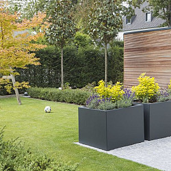 Plantenbak Vlak Antraciet 120x120x80cm