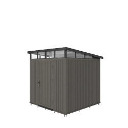 NewTechWood berging Cella met enkele deur, 222 x 210 cm, Silver Gray