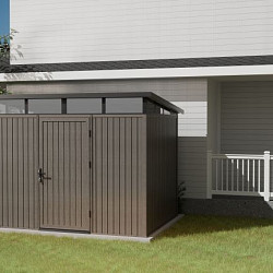 NewTechWood berging Cella met enkele deur, 283 x 210 cm, Silver Gray