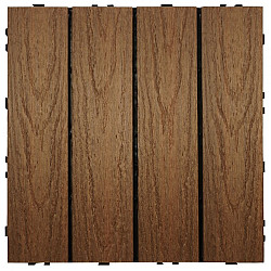 NewTechWood HKC kliktegel 30x30cm Teak