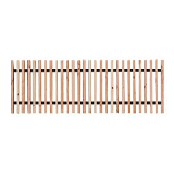 Douglas lattenhekwerk met zwart gespoten liggers, 180 x 80 cm, onbehandeld.