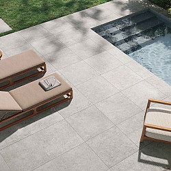 GeoCeramica® 100x100x4cm Mundo Mid Grey