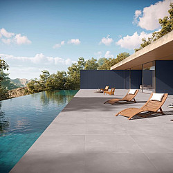 GeoCeramica® 80x80x4cm Quadrato Cool Grey