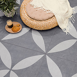 GeoCeramica® 60x60x4cm Ambiente Antra Flower