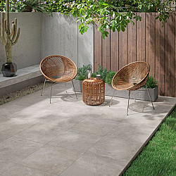 GeoCeramica® 80x80x4cm Framework Concrete Grey