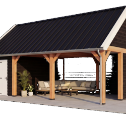 Zadeldak Select Modern - alleen constructie 10150x5000x4500mm (bxdxh)