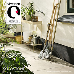 Keramische tegel vtwonen Solostone Uni Unico Sand 90x90x3cm