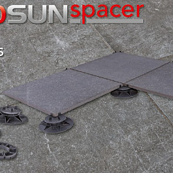 Tegeldrager Zwart 65-100mm hoogte / per 25 stuks