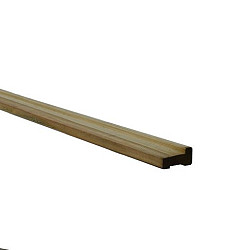 Grenen fundamentbalk 4,5x9,0x300cm groen geïmpregneerd