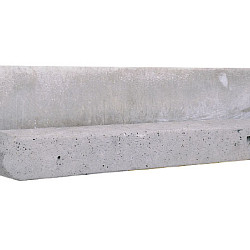 Beton onderplaat stampbeton 25x3,5x225cm grijs