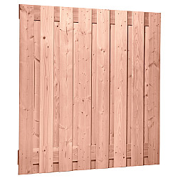 Douglas geschaafd plankenscherm 17-planks 18mm 180x180cm onbehandeld