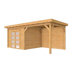 Douglas Topvision Premium Roek 298x298cm en luifel 300cm onbehandeld