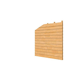 Douglas wandpakket t.b.v. dubbelzijdige zijwand kapschuur Comfort, onbehandeld.