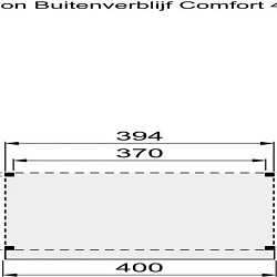 Douglasvision Buitenverblijf Comfort 400x270cm onbehandeld