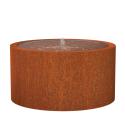 Corten Watertafel ROND 1450x750mm  (CBR1)