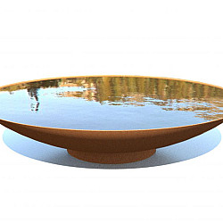 Waterschaal 1200x210mm Corten 3mm (WNS4)