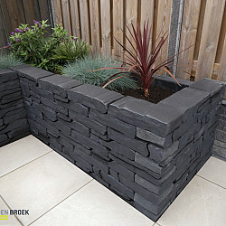 Stone Walling 42x18x8cm Antraciet