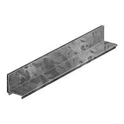 Slotline opzetelement verzinkt staal H=65mm L=1000mm tbv ACO Hexaline 2.0 en ACO Euroline