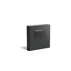 Aluminium Muur vrijstaand 1000x250x1000 (VM2.6.600 (incl waterval 600 + pomp))