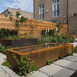 Vijverbak Corten 5000x1000x400mm 3mm (VC2.1)