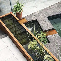 Vijverbak Corten 5000x1000x400mm 3mm (VC2.1)