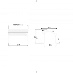 Douglasvision Kapschuur Comfort 400x250cm groen geïmpregneerd