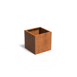 Carrez ZONDER BODEM 800x800x800mm Corten 2mm (CAW6.1)