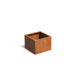 Carrez ZONDER BODEM 800x800x600mm Corten 2mm (CAW6.2)